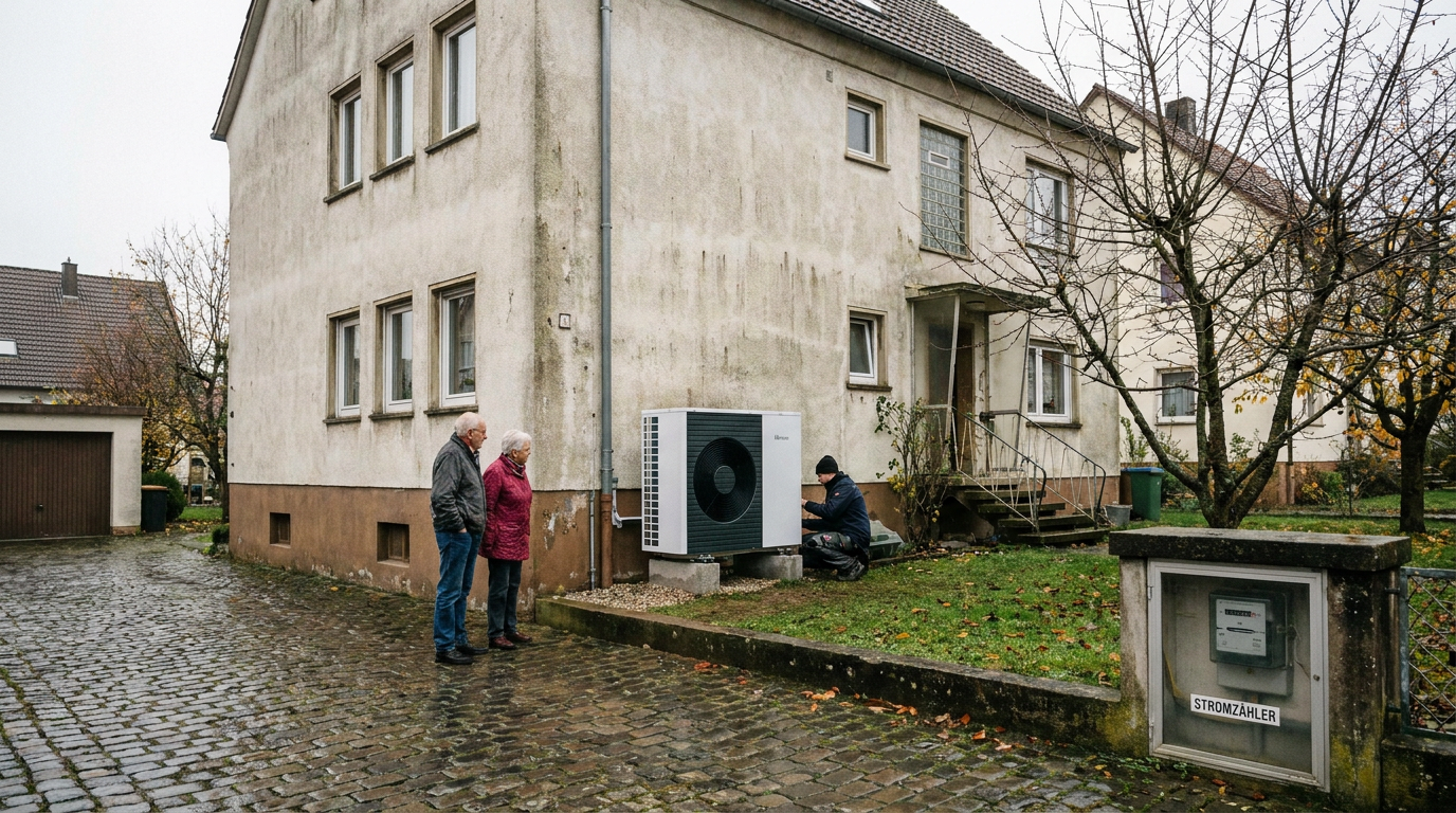 Wärmepumpe im ungedämmten Altbau: Praxisbeispiel zeigt überraschend geringe Heizkosten